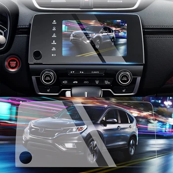 7-дюймовый автомобильный сенсорный экран Навигация Закаленное стекло HD Защитная пленка для Honda CRV 2017-2021 Наклейка на автомобильные аксессуары