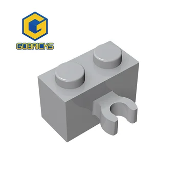 Gobricks MOC Parts 95820 30237 Brick Special 1 x 2 с Зажимом Совместимые Кирпичи Assmble Строительные Блоки Particle Игрушка в Подарок