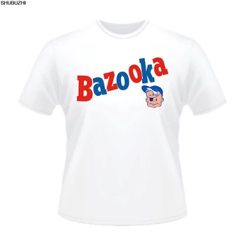 Футболка в стиле ретро Bazooka Joe Bubble Gum, мужская футболка, летняя хлопчатобумажная футболка, мужские футболки sbz1250