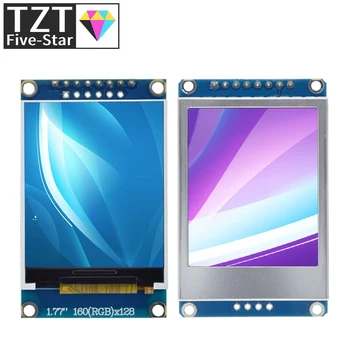 TZT 1,77 дюймовый TFT ЖК-экран 128*160 1,77 TFTSPI TFT Цветной Экран Модуль Последовательного Порта Модуль Для Arduino UNO R3