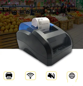 Принтер на вынос, принимающий один аппарат, мультиплатформенный автоматический принимающий беспроводной 58-мм термоприемник Bluetooth USB