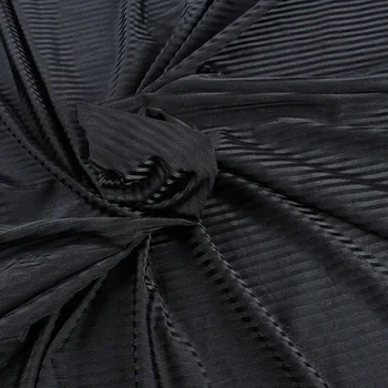 Эластичная эластичная ткань спандекс в полоску для нижнего белья джерси шириной 150 см на ярд.