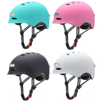 Велосипедный шлем с умным задним фонарем, велосипед для взрослых, электрический велосипед, дорожный скутер, Городской спортивный шлем, мужской И женский Универсальный шлем