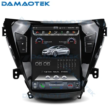 DamaoTek Android 9.0 Tesla style full touch автомагнитола для воспроизведения видео для Hyundai Elantan 2011 - 2013 автомобильная навигационная система gps