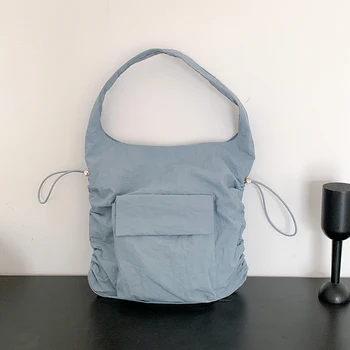 2023 Новая летняя нейлоновая женская сумка на шнурке, маленькая сумка через плечо, молодежные легкие сумки в японском стиле, распродажа