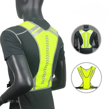 Велосипедный светоотражающий жилет, безопасная куртка с высокой видимостью для ночной езды, бега трусцой, езды на велосипеде, мотоцикле, спортивного жилета на открытом воздухе