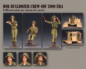 Неокрашенный комплект 1/35 современных фигурок женщин-офицеров, солдат, историческая фигура, набор миниатюр из смолы