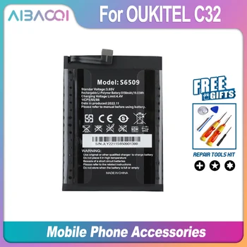 Совершенно Новый оригинальный аккумулятор Oukitel C32 большой емкости 5150 мАч для резервного копирования смартфона Oukitel S6509