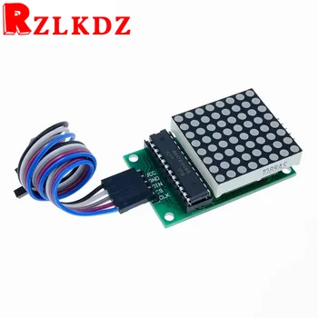MAX7219 8 * 8 матричный модуль, модуль микроконтроллера, модуль дисплея, MCU, светодиодный модуль управления дисплеем для Arduino 5V