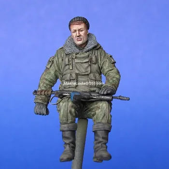 Современные российские солдаты Чеченской войны в масштабе 1/35 Сидящие Миниатюры Набор моделей из смолы фигурка Бесплатная Доставка