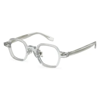 Японские ретро очки в квадратной оправе Нейтральный художественный полнокадровый тренд оправа для очков Высокое качество близорукость пресбиопия очки