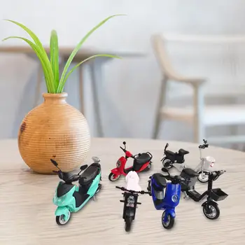6шт 4D 1/24 Наборы электрических мотоциклов DIY Коллекция детских развивающих игрушек Пазлы