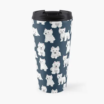 Westie Travel Coffee Mug Наборы кофейных чашек для завтрака, кружка, кофейная чашка