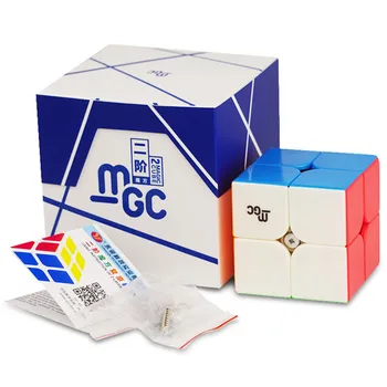 YJ MGC 2x2 М Магнитный пазл Magic Cube MGC 2x2x2 М Скоростной Magic Cube Профессиональный конкурс игрушек-непосед Детский подарок
