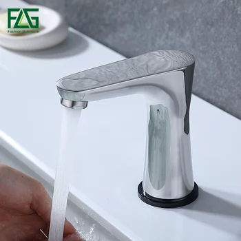 Смесители для раковины FLG Smart Touch Новый дизайн, Чувствительный к сенсорному датчику из нержавеющей стали, Сенсорный смеситель для ванной комнаты CP1052