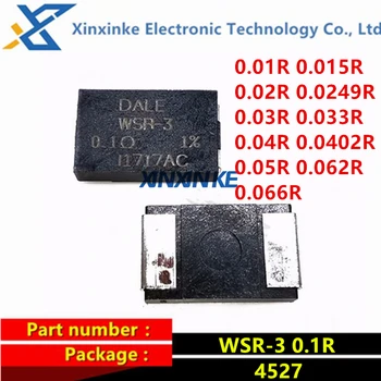 WSR-3 3 Вт 1% 0,01 Ом ДЕЙЛ 4527 75PPM 0,015R 0,02R 0,0249R 0,03R 0,033R 0,04R 0,0402 Ом 0,05R - SMD резистор с датчиком тока мощностью 3 Вт