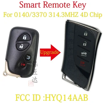 BaoJiangDd автомобильный ключ Подходит для LEXUS ES350 GS350 IS300 0140 3370 Плата дистанционного ключа HYQ14AAB 314,3 МГц 4D74 Обновление Нового стиля дистанционного управления