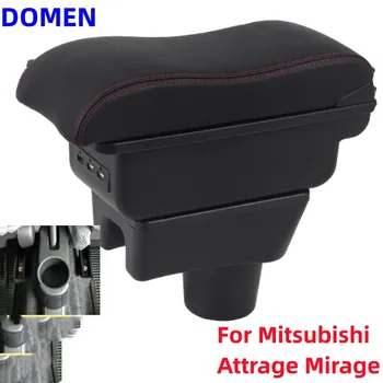 Для Mitsubishi Attrage Mirage Подлокотник Для Mitsubishi Mirage Space Star Коробка для автомобильного подлокотника Внутренняя модификация USB-пепельница