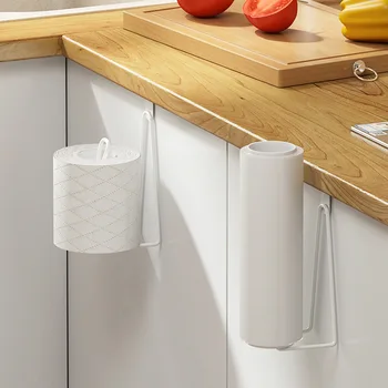 Хранение туалетной бумаги в рулонах Туалетная бумага вешалка для полотенец Настенный ящик для туалетной бумаги Ванная Комната перфорированная вешалка для туалетной бумаги