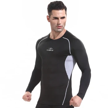DZ3353 Мужская футболка для тренировок и фитнеса с коротким рукавом, мужская одежда для бодибилдинга с подогревом, компрессионная эластичная тонкая одежда для упражнений