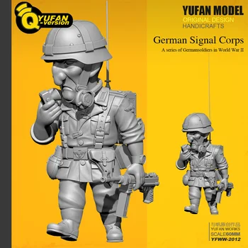 Модель Yufan 1/32 фигурка из смолы Q версия солдатика из смолы (высота 60 мм) YFWW-2012