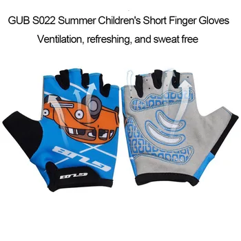 Летние детские перчатки GUB с короткими пальцами, для катания на роликах, перчатки для балансировки автомобилей, детское защитное снаряжение, дышащие