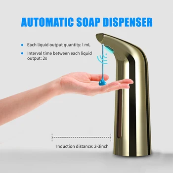 Автоматический дозатор мыла для ванной комнаты Инфракрасный бесконтактный дозатор мыла для рук, гелевый дозатор, автоматический дозатор жидкости
