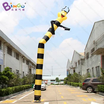 8-метровая надувная пчела, надувная воздушная танцовщица, надувные игрушки для воздушных танцоров с животными