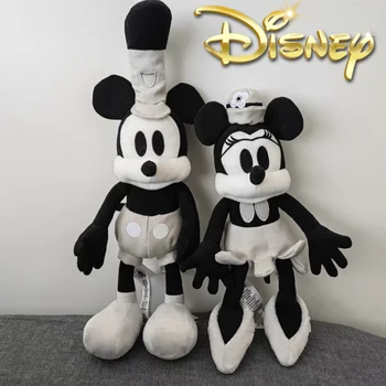 Горячая оригинальная серия Disney Mickey Mouse Minnie Return To Classics, Серая кукла, подарок на день рождения для детей, игрушки к 100-летию со дня рождения