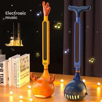 Японский электронный музыкальный инструмент Otamatone, портативный синтезатор, Забавные волшебные звуковые игрушки, креативное пианино для детей