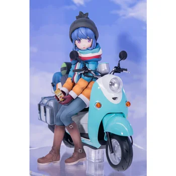 В наличии 100% оригинальные фигурки Alter Yuru Camp Shima Rin Little Sheep Мотоцикл Аниме фигурка Коллекционная модель Игрушки