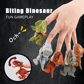 Укус за палец, динозавр, хитрая модель Тираннозавра, Интерактивная Креативная Подвижная игрушка-непоседа, Забавные яйца Динозавра, подарок на День рождения