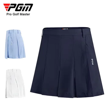 Новая юбка-брюки PGM для гольфа, женская летняя и осенняя спортивная юбка, плиссированная юбка, эластичный пояс, женская одежда