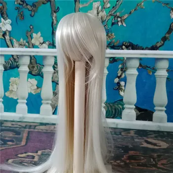 Кукольный парик BJD подходит для размера 1/3 1/4 1/6 милые длинные волосы многоцветный парик с грубыми волосами аксессуары для кукол