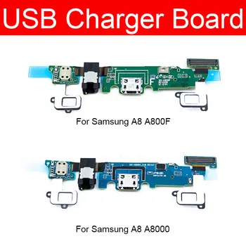 Плата с разъемом для зарядки Usb для Samsung Galaxy A8 A800F A8000, модуль зарядного устройства USB, замена платы зарядного устройства, ремонт