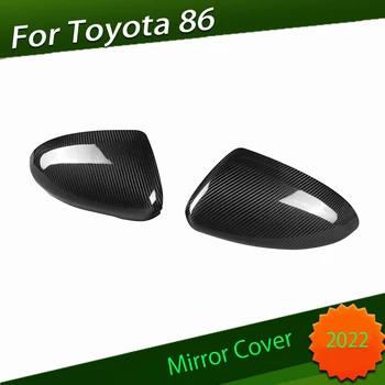 Крышка зеркала заднего вида из настоящего углеродного волокна Подходит для Toyota 86 Subaru BRZ 2022 Оригинальная модель из настоящего углеродного волокна