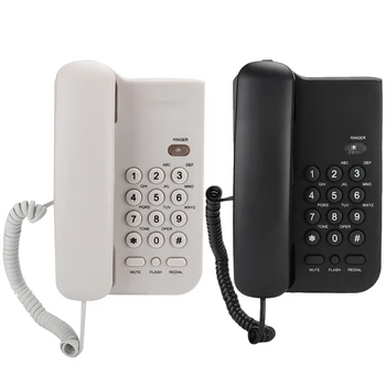 Домашний стационарный телефон, настенный телефон, мини-телефон, настольный проводной стационарный телефон для домашнего бизнеса, офиса, отеля