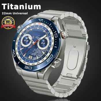 22 мм Титановый Ремешок Для Huawei Watch Ultieme GT2 /3 46 мм Pro Для Samsung Watch3 45 мм Gear S3 Galaxy Watch 46 мм Браслет Для Seiko