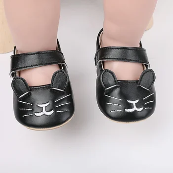 Шагните в весну с очаровательной обувью для малышей с мультяшным котом для мальчиков и девочек 0-18 месяцев