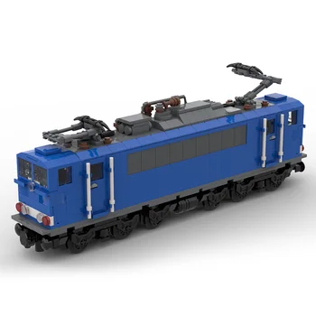 Немецкий поезд DB-155-Press Европейская модель поезда, строительные блоки, набор игрушек (757 шт./статическая версия)
