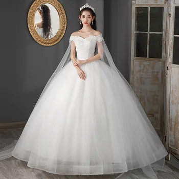 Главное свадебное платье 2023 Года, Новое платье Dream Slim-Fit Со Средним рукавом, Кружевное Свадебное платье в пол, Mori Style, большие размеры, Оптовая продажа, F93