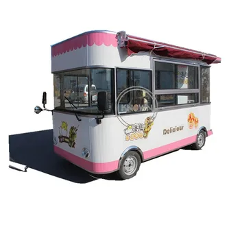 Тележка для перевозки мороженого, хот-догов, тележка для перевозки еды на заказ розового цвета