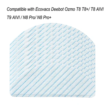 10 Упаковок Одноразовых Салфеток Для Швабры Ecovacs Deebot Ozmo T8 T8 +/ T8 AIVI T9 AIVI / N8 Pro/ N8 Pro + Запчасти Для Робота-Пылесоса