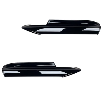 Для 3 серии E90 E91 320I 330I 2005-2008 Передний бампер, угол для губ, диффузор, сплиттер, спойлер, протектор, черный