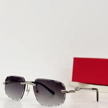 Солнцезащитные очки с бриллиантовой огранкой, дизайнерские оттенки, модные солнцезащитные очки, винтажные женские, мужские, прозрачная оправа для очков Gafas De Sol Carter